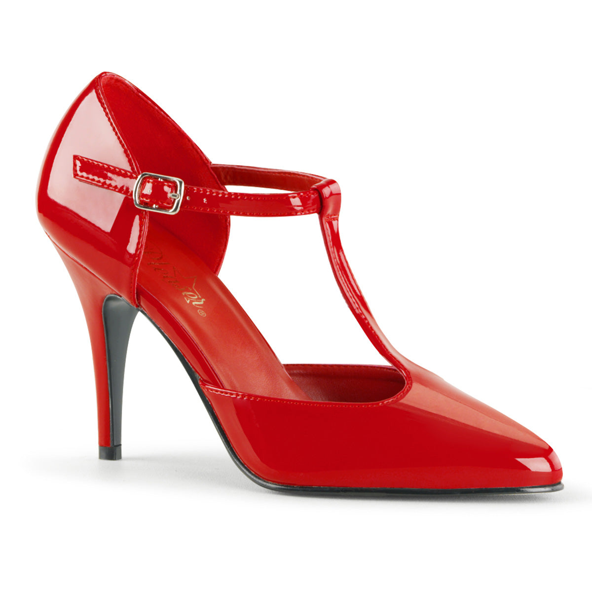 Pleaser Frauenpumpen VANITY-415 Red Pat.