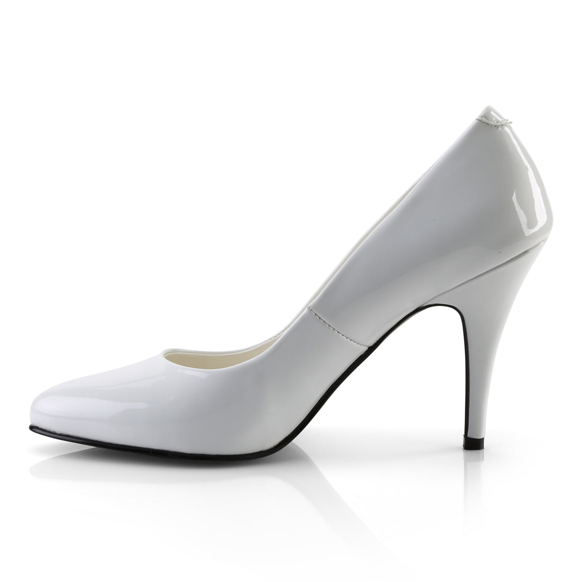 Pleaser Frauenpumpen VANITY-420 WHT PAT.