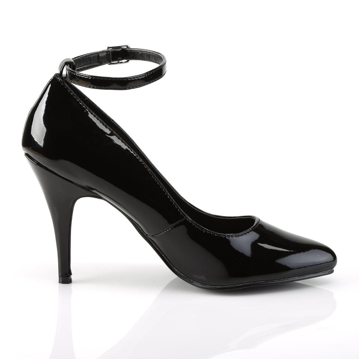 Pleaser Frauenpumpen VANITY-431 BLK Pat.