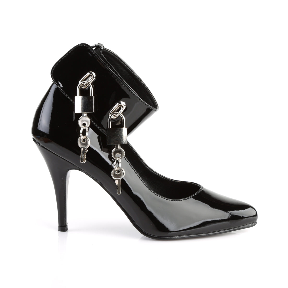Pleaser Frauenpumpen VANITY-434 BLK Pat.
