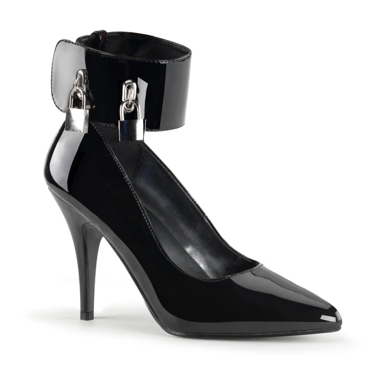 Pleaser Frauenpumpen VANITY-434 BLK Pat.