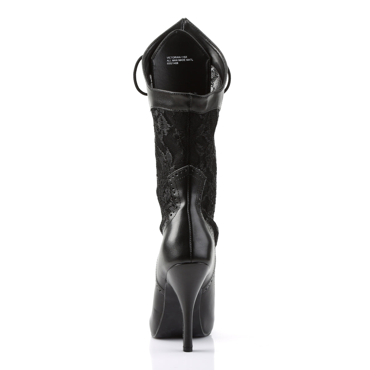 Funtasma Damen Knöchelstiefel VICTORIAN-116x blk pu-spitze