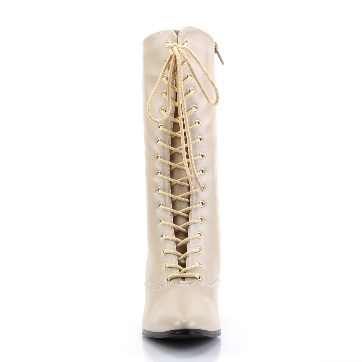 Funtasma Damen Knöchelstiefel VICTORIAN-120 Creme Pu.