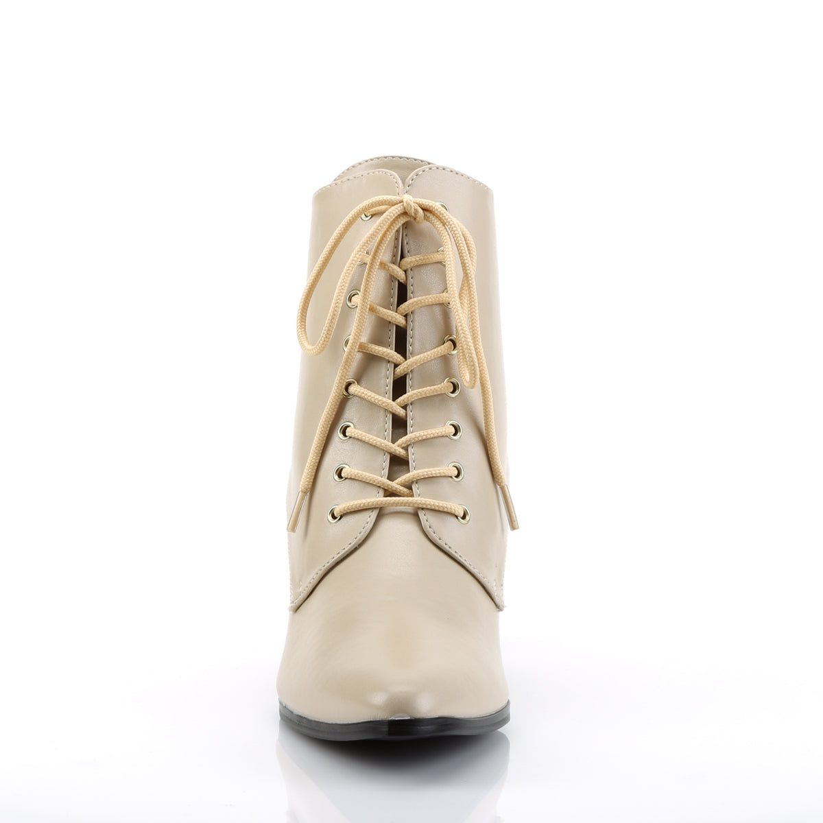 Funtasma Damen Knöchelstiefel VICTORIAN-35 Sahne PU.