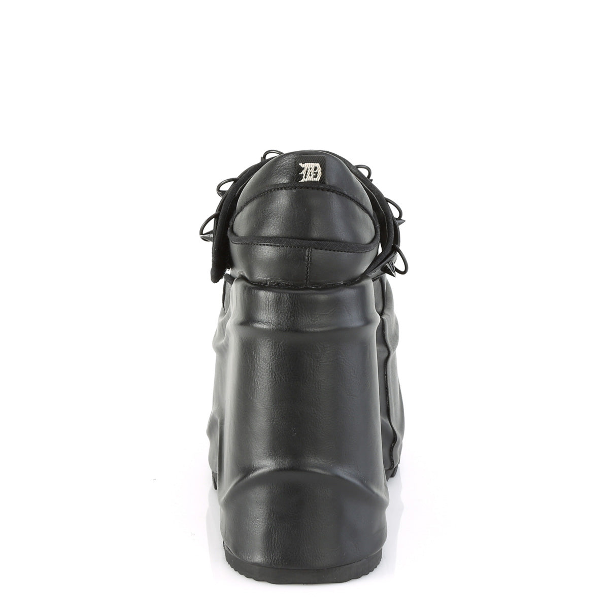 DemoniaCult Frauenpumpen WAVE-48 BLK Vegan Leder