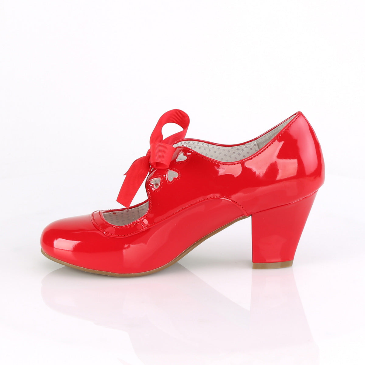 Pin Up Couture Frauenpumpen WIGGLE-32 Red Pat.