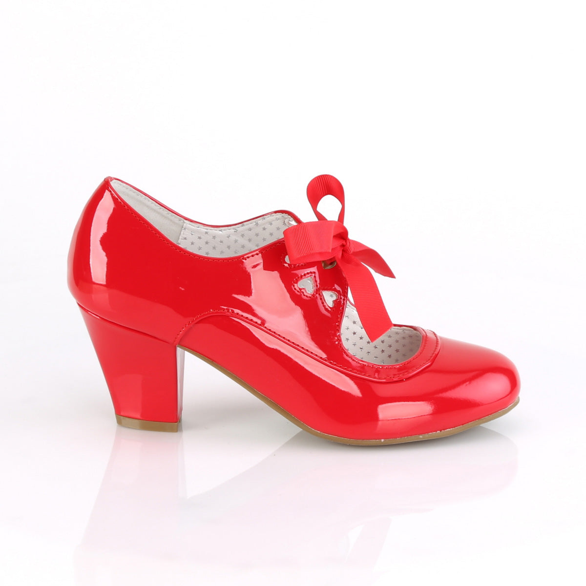 Pin Up Couture Frauenpumpen WIGGLE-32 Red Pat.