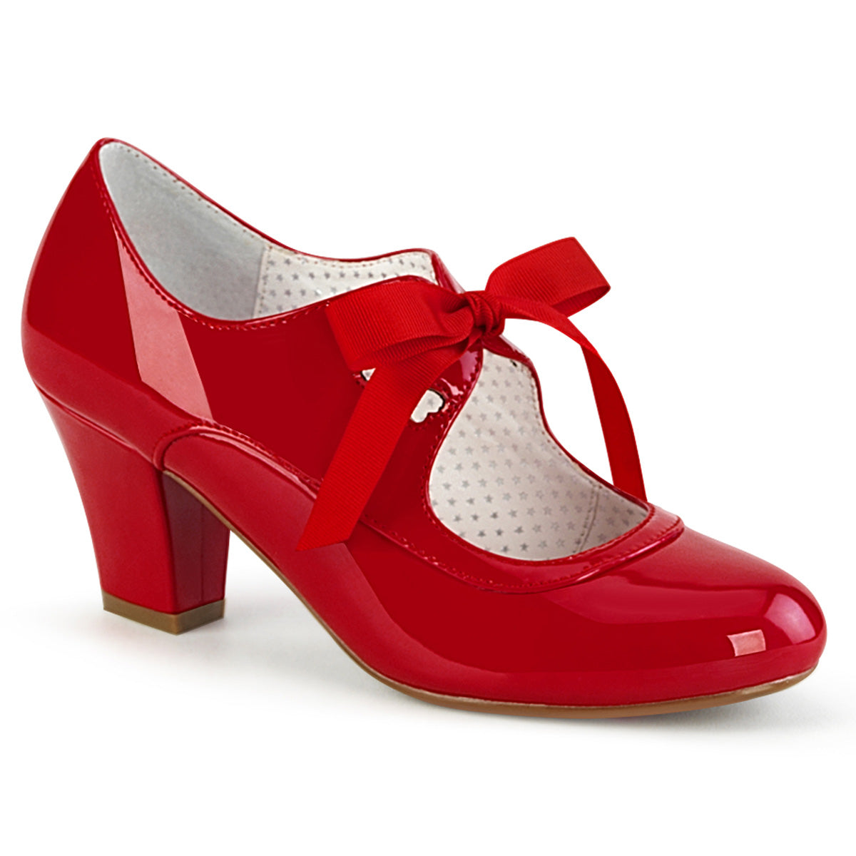 Pin Up Couture Frauenpumpen WIGGLE-32 Red Pat.