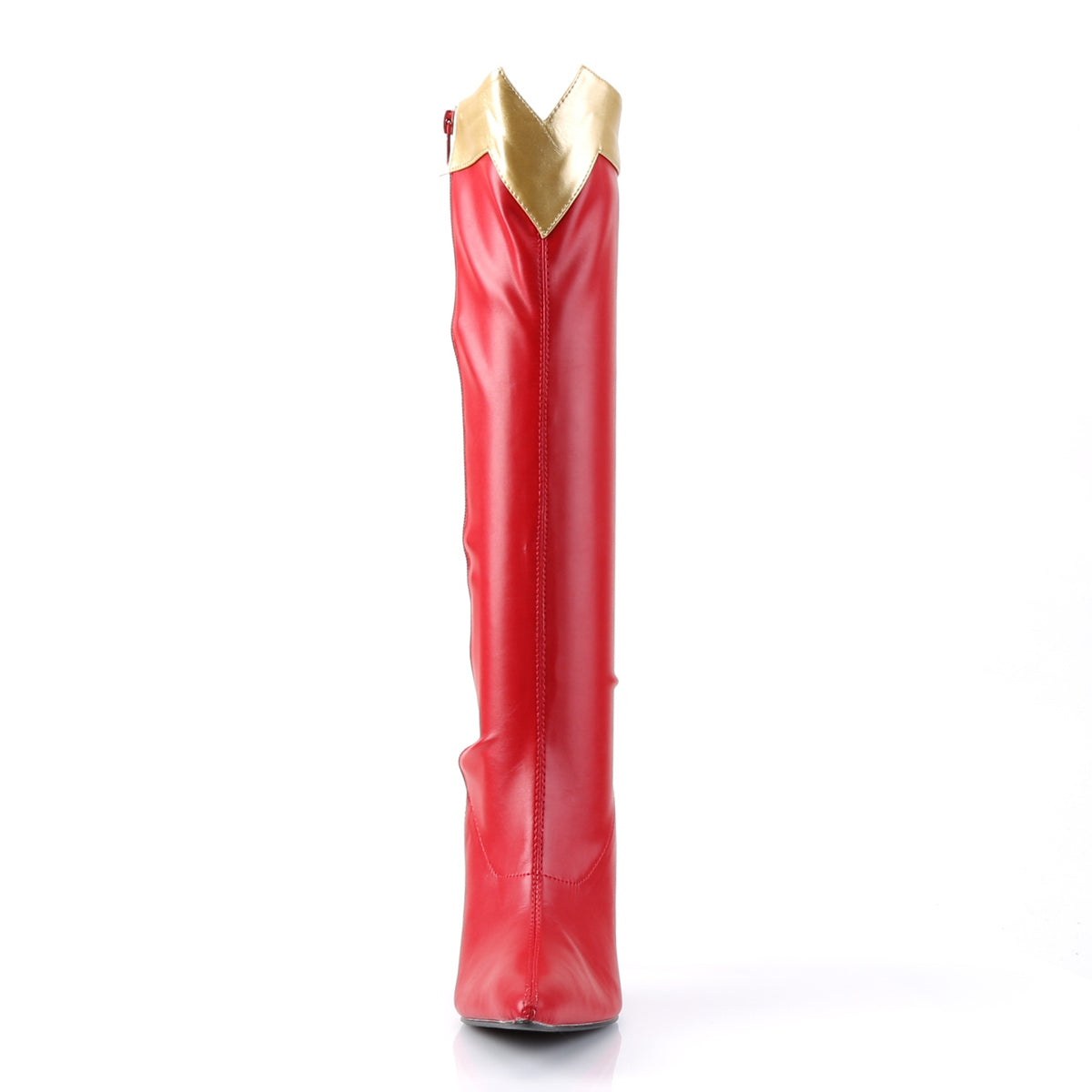 Funtasma Womens Boots WONDER-130 Red-Gold Str Pu