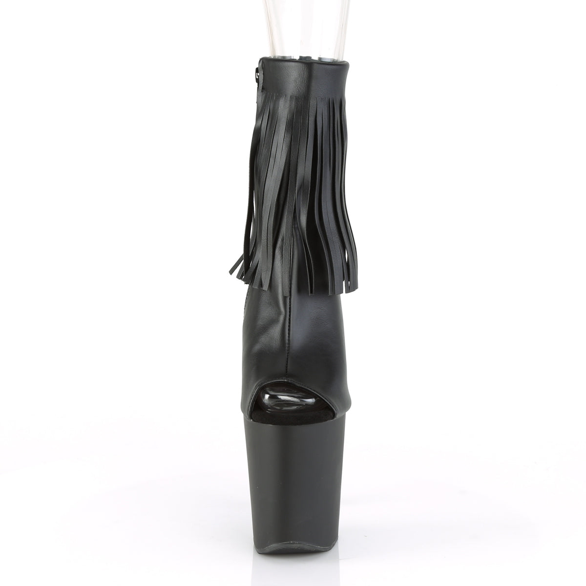 Pleaser Damen Knöchelstiefel XTREME-1019 BLK Faux Leder / BLK Matte