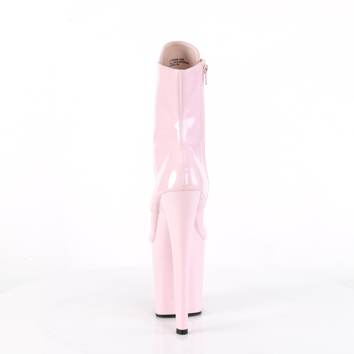Pleaser Damen Knöchelstiefel XTREME-1020 B. pink pat / b. Rosa