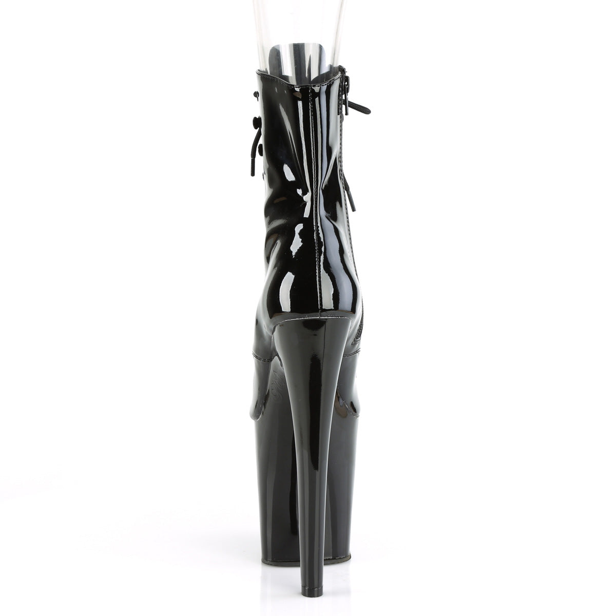Pleaser Damen Knöchelstiefel XTREME-1021 BLK Pat / BLK