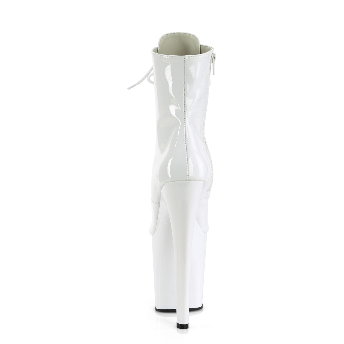 Pleaser Damen Knöchelstiefel XTREME-1021 WHT PAT / WHT