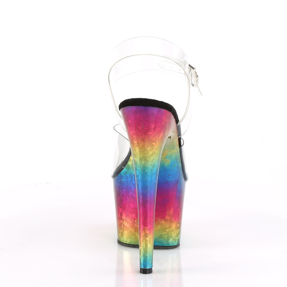 Pleaser ADORE-708MRB CLR / Metallic Rainbow