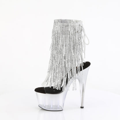 Pleaser Womens Ankle Boots ADORE-1017RSFT Clr-Slv/Slv