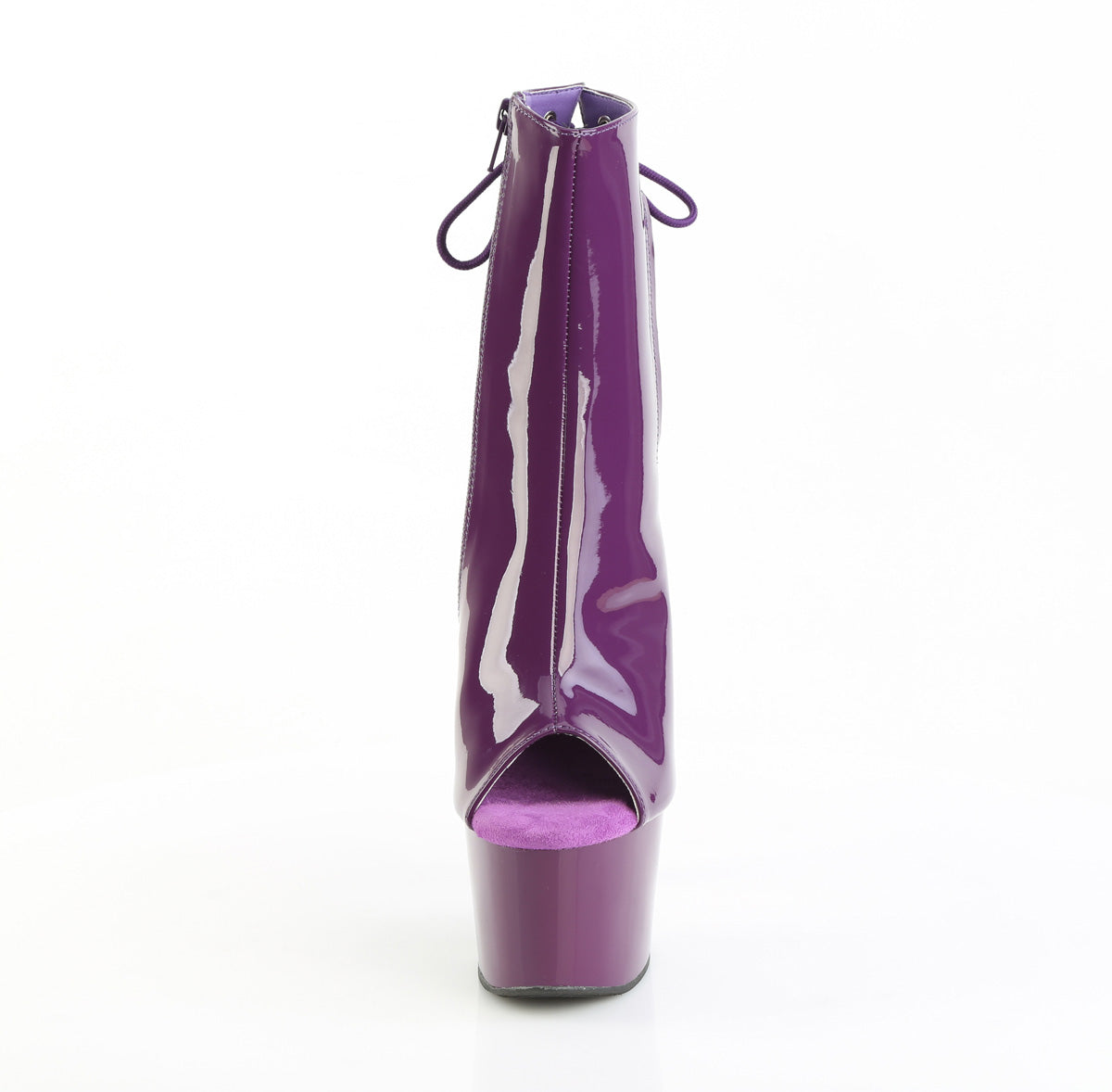 Pleaser Women's Platform Shoes ADORE-1018 Purple Pat/Purple