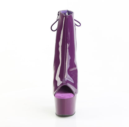 Pleaser Women's Platform Shoes ADORE-1018 Purple Pat/Purple