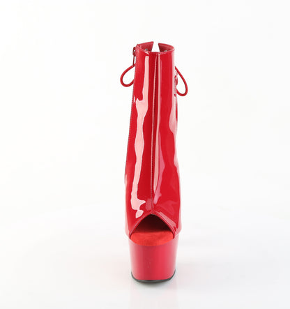 Pleaser Women's Platform Shoes ADORE-1018 Red Pat/Red