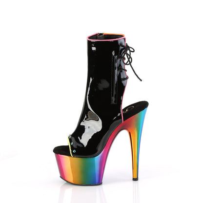 Pleaser   ADORE-1018RC-02 BLK PAT/Rainbow Chrom