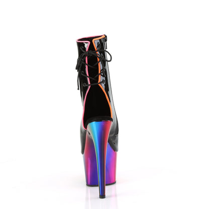 Pleaser   ADORE-1018RC-02 BLK PAT/Rainbow Chrom
