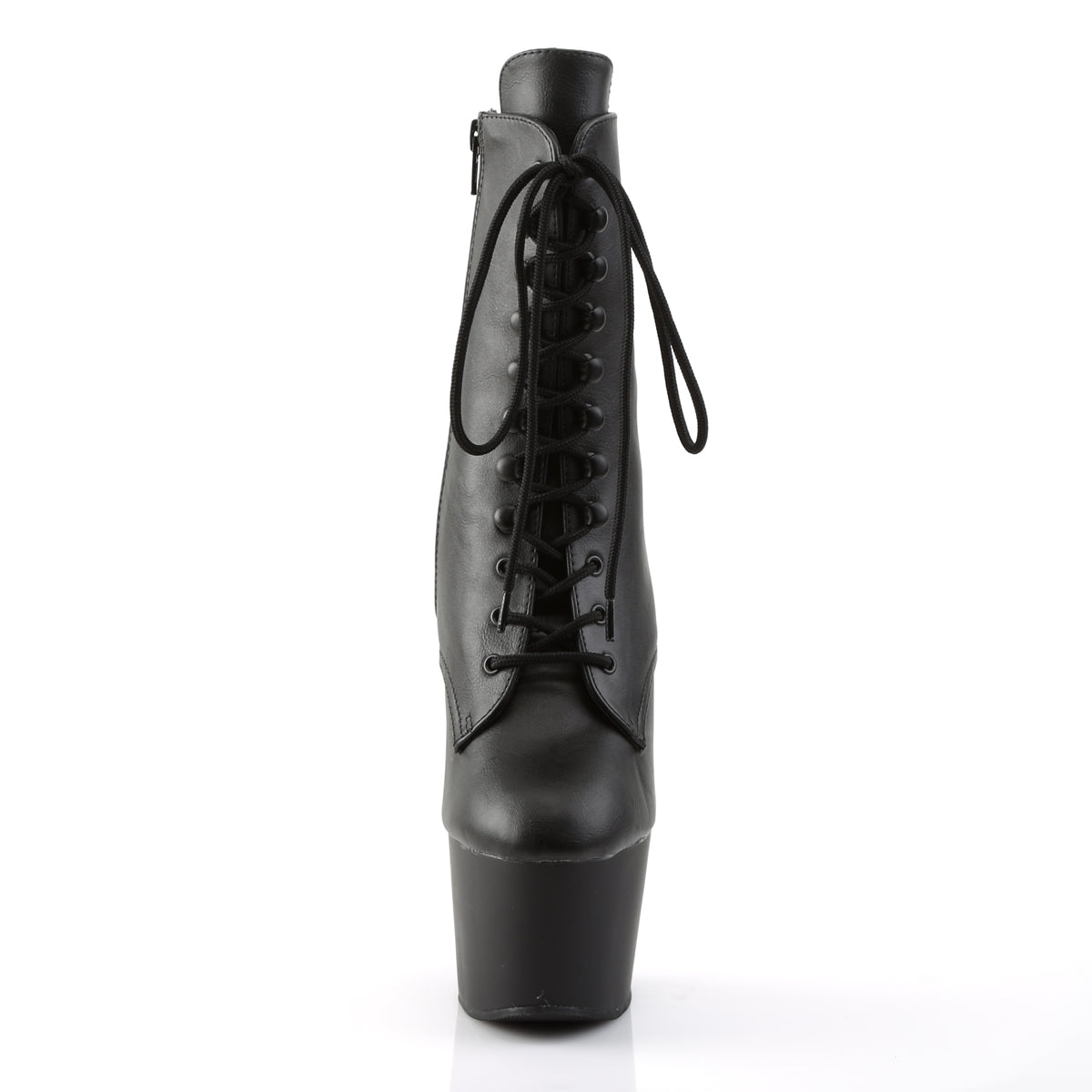Pleaser Womens Ankle Boots ADORE-1020 Blk Faux Leather/Blk Matte