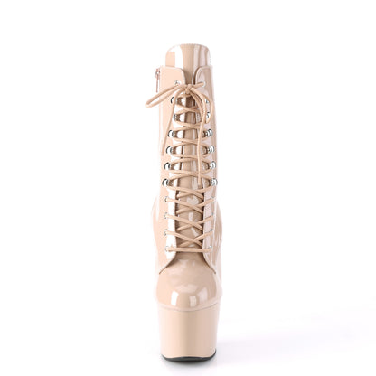Pleaser Damen Knöchelstiefel ADORE-1020 Nude Pat / Nackt