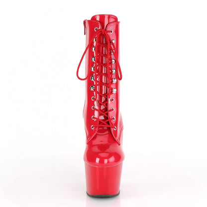 Pleaser Damen Knöchelstiefel ADORE-1020 rot pat / rot