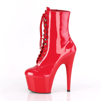 Pleaser Damen Knöchelstiefel ADORE-1020 rot pat / rot