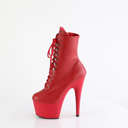 Pleaser   ADORE-1020 Red Faux Leather/Red Matte