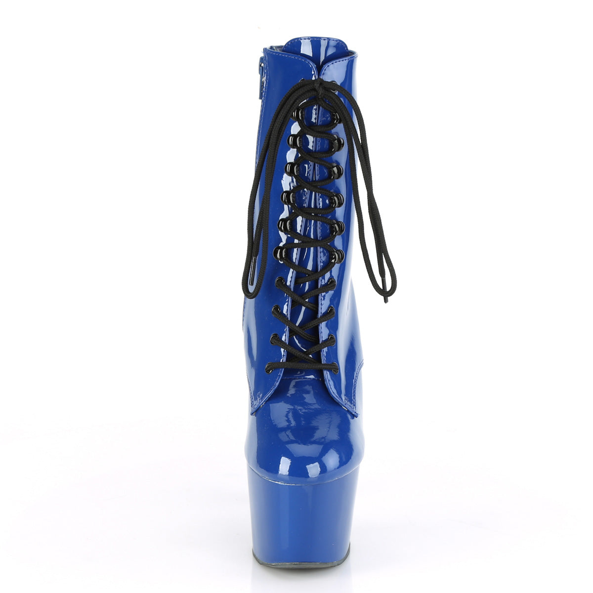 Pleaser Womens Ankle Boots ADORE-1020 Royal Blue Pat/Royal Blue