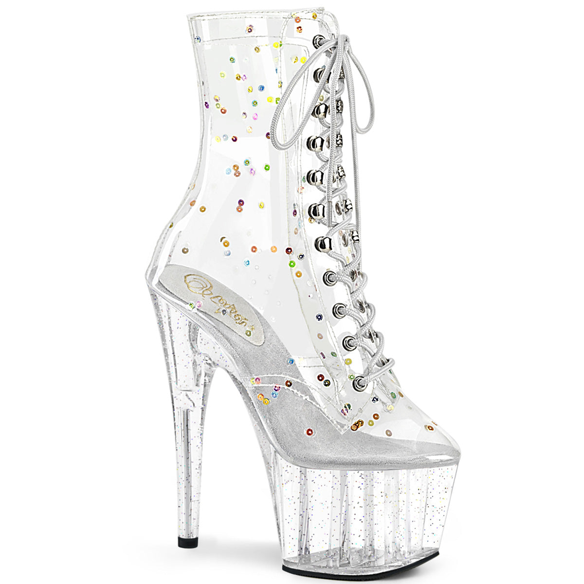 Pleaser  Stiefeletten ADORE-1020c-2 CLR TPU / CLR