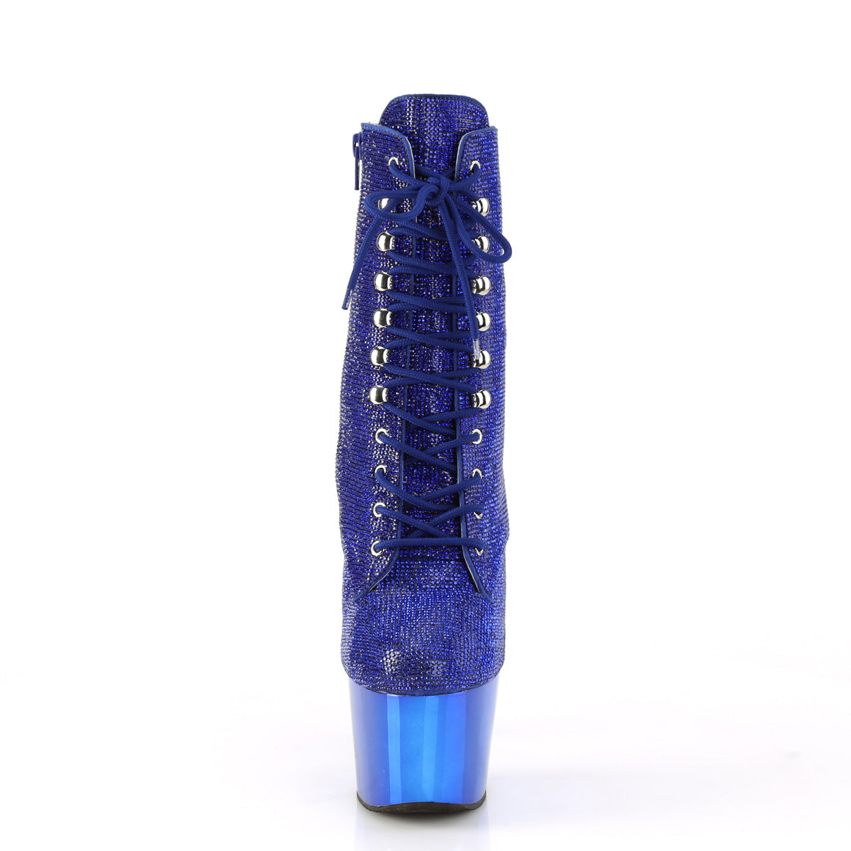 Pleaser  Stiefeletten ADORE-1020Crs Royal Blue RS / Royal Blue Chrome