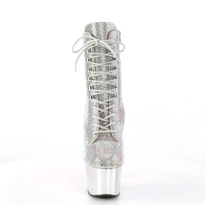 Pleaser  Stiefeletten ADORE-1020CHRS SLV Multi Rs / Slv Chrome