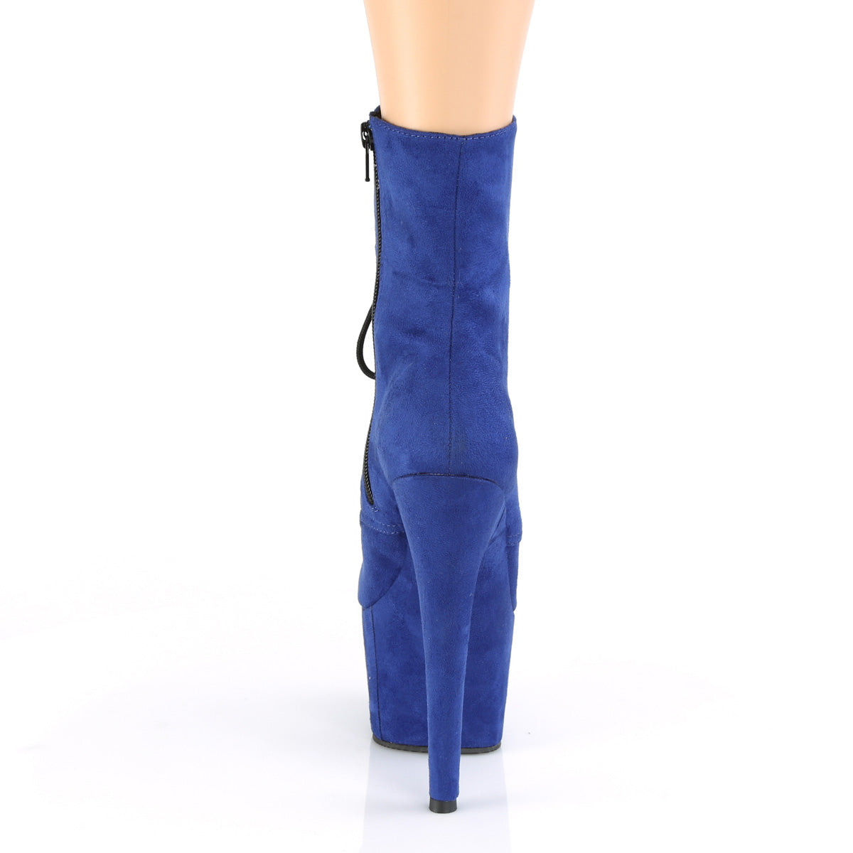 Pleaser Damen Knöchelstiefel ADORE-1020FS Royal Blue Faux Wildleder / Royal Blue