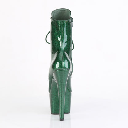 Pleaser Women's Platform Shoes ADORE-1020GP Emerald Green Glitter Pat/M