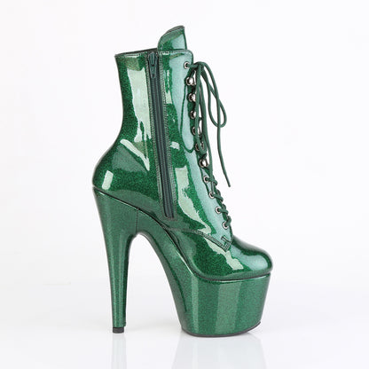 Pleaser Women's Platform Shoes ADORE-1020GP Emerald Green Glitter Pat/M