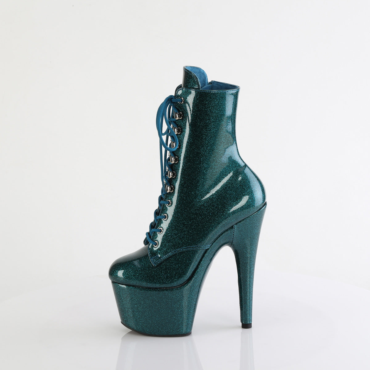 Pleaser   ADORE-1020GP Teal Glitter Pat/M