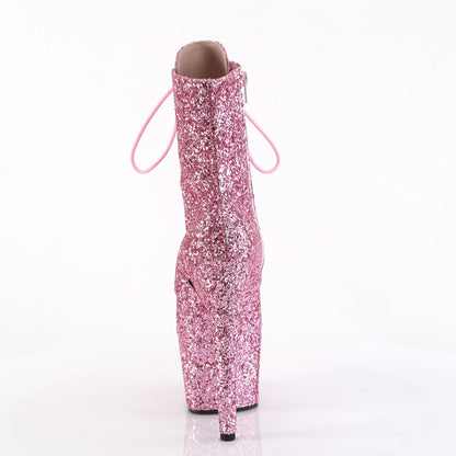 Pleaser  Stiefeletten ADORE-1020 GWR B. Pink Glitter/b. Rosa Glitzer