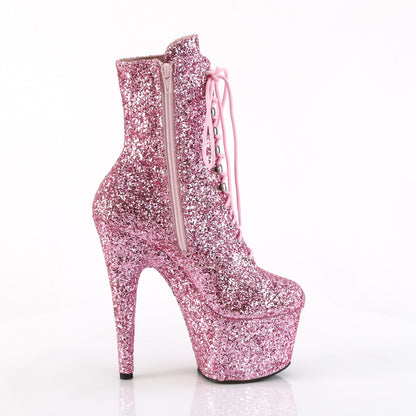 Pleaser  Stiefeletten ADORE-1020 GWR B. Pink Glitter/b. Rosa Glitzer
