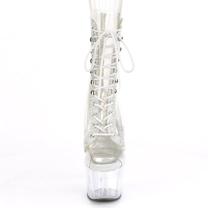Pleaser Womens Ankle Boots ADORE-1021C-2 Clr-RS/Clr