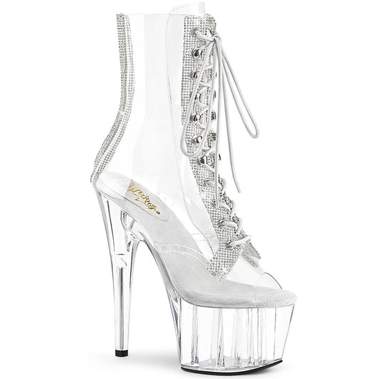 Pleaser Womens Ankle Boots ADORE-1021C-2 Clr-RS/Clr