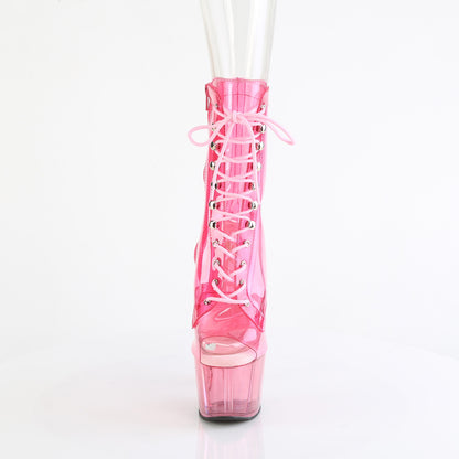 Pleaser   ADORE-1021C-T B. Pink Translucent PVC/B.G. Pink Tinted
