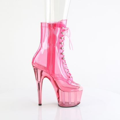 Pleaser   ADORE-1021C-T B. Pink Translucent PVC/B.G. Pink Tinted