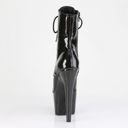 Pleaser Women's Platform Shoes ADORE-1021GP Blk Glitter Pat/M