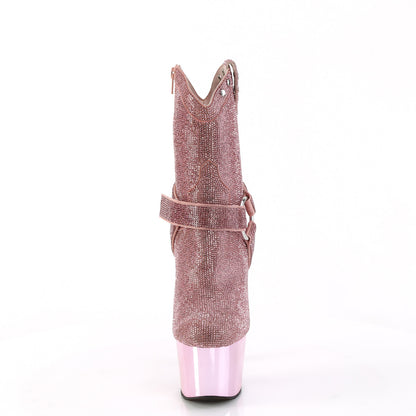 Pleaser  Ankle Boots ADORE-1029CHRS B. Pink RS/B. Pink Chrome