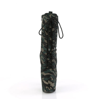Pleaser   ADORE-1040CMD Grüne Camo Faux Leder/Grün Camo Faux Leder