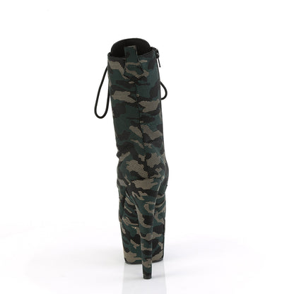 Pleaser   ADORE-1040CMD Grüne Camo Faux Leder/Grün Camo Faux Leder