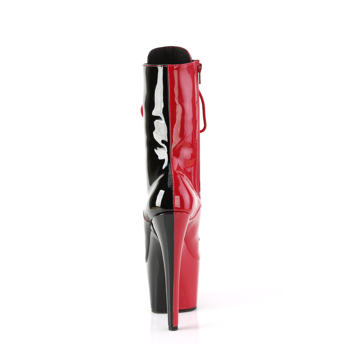 Pleaser   ADORE-1040TT Red-Blk Pat/Rot-Blk