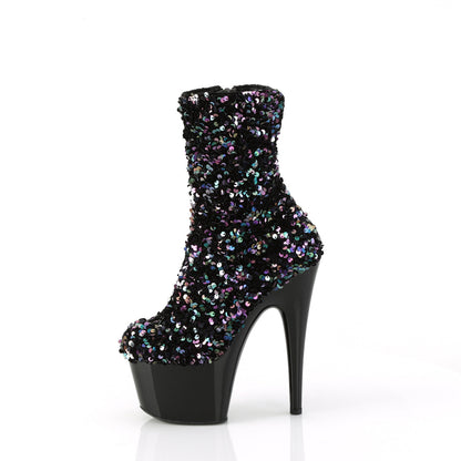 Pleaser   ADORE-1042SQ BLK Multi -Sequins/BLK
