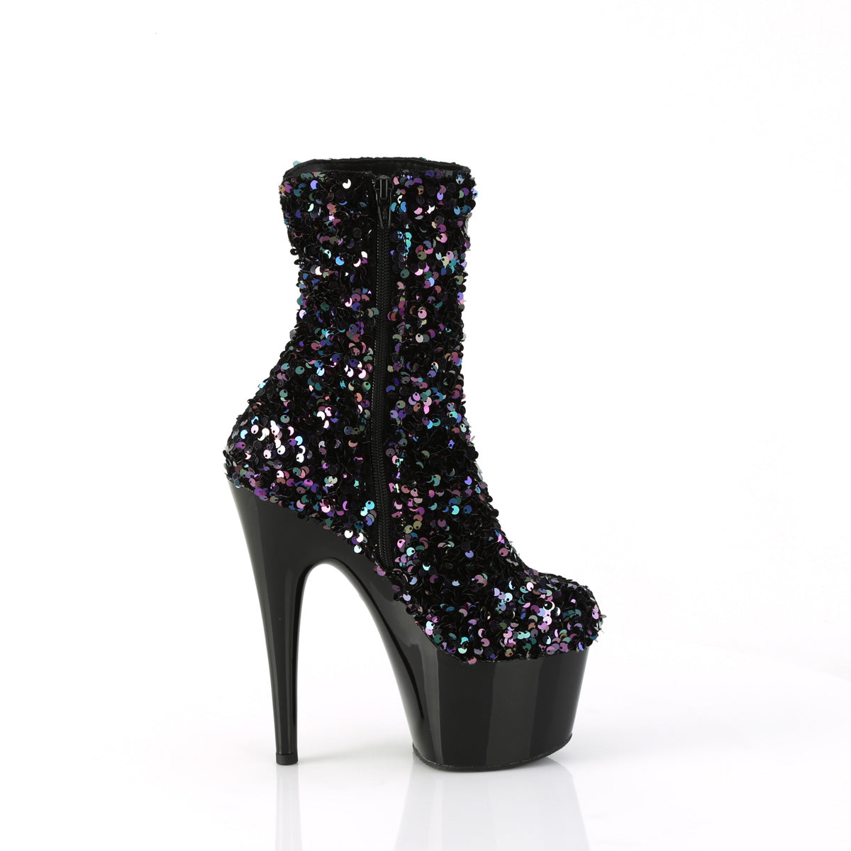 Pleaser   ADORE-1042SQ BLK Multi -Sequins/BLK